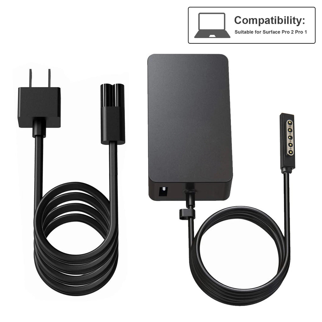 48W AC Power Adapter For Microsoft Surface Pro 1/ Pro 2 Charger 1601 1514 1536
