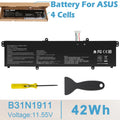 ?42Wh B31N1911 Battery For ASUS VivoBook Flip TP420 TM420 TP470 TM420UA C31N1911