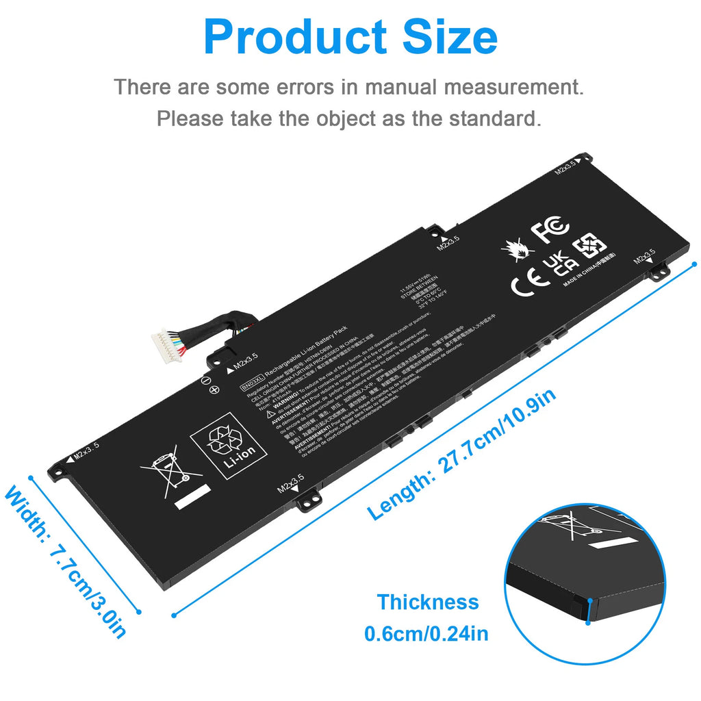 For HP Envy x360 15m-ee013dx HSTNN-OB1O L76965-AC1 L77034-005 BN03XL Battery
