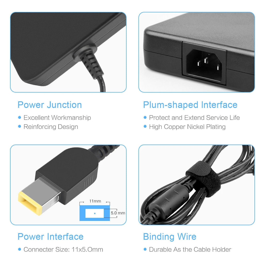 230W AC Adapter Charger For Lenovo Legion 5 5i 7 7i Gaming P50 P51 P71 70 Laptop