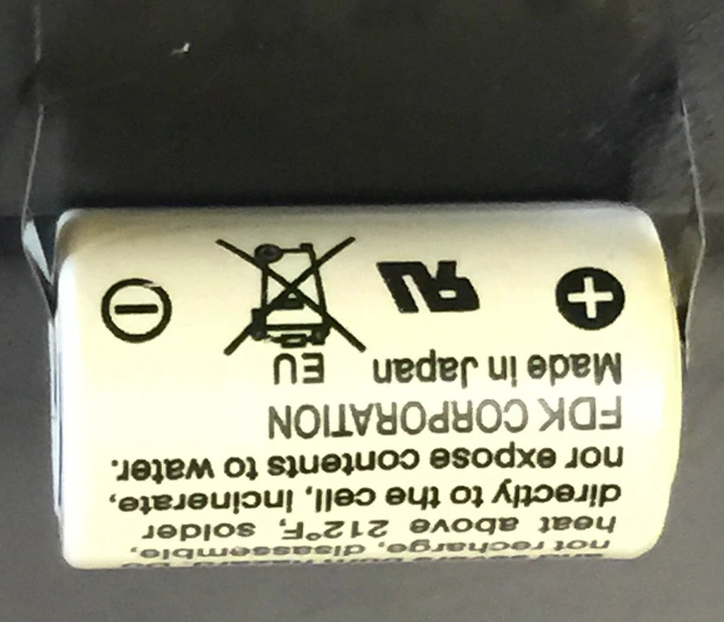 Brand New Sanyo FDK CR14250SE-Tabs 3V Lithium Battery w/ Tabs, Japan Made