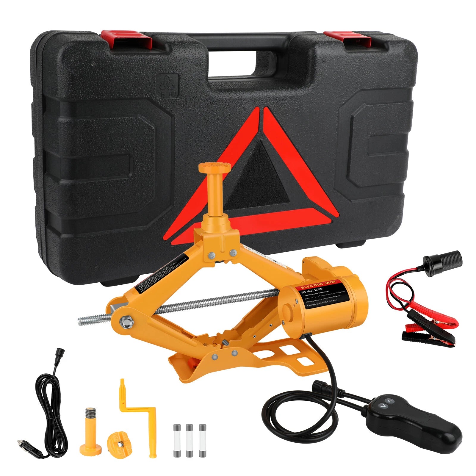 3 Ton 12V Electric Car Jack Emergency Equipment Tool For SUV Van Garage Lifting