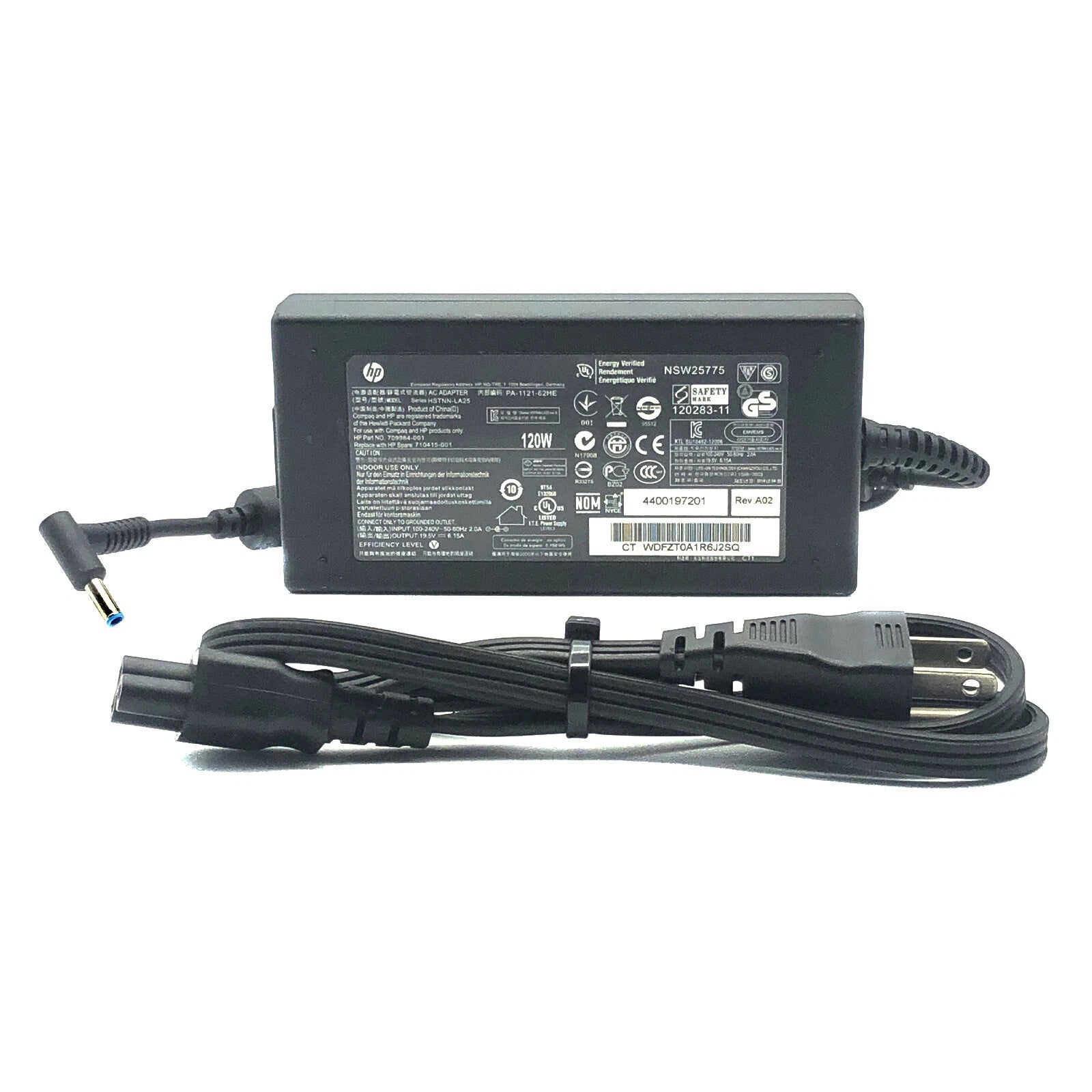 NEW Original HP 120W Smart Power Adapter 19.5V 6.15A Model HSTNN-LA25 710415-001