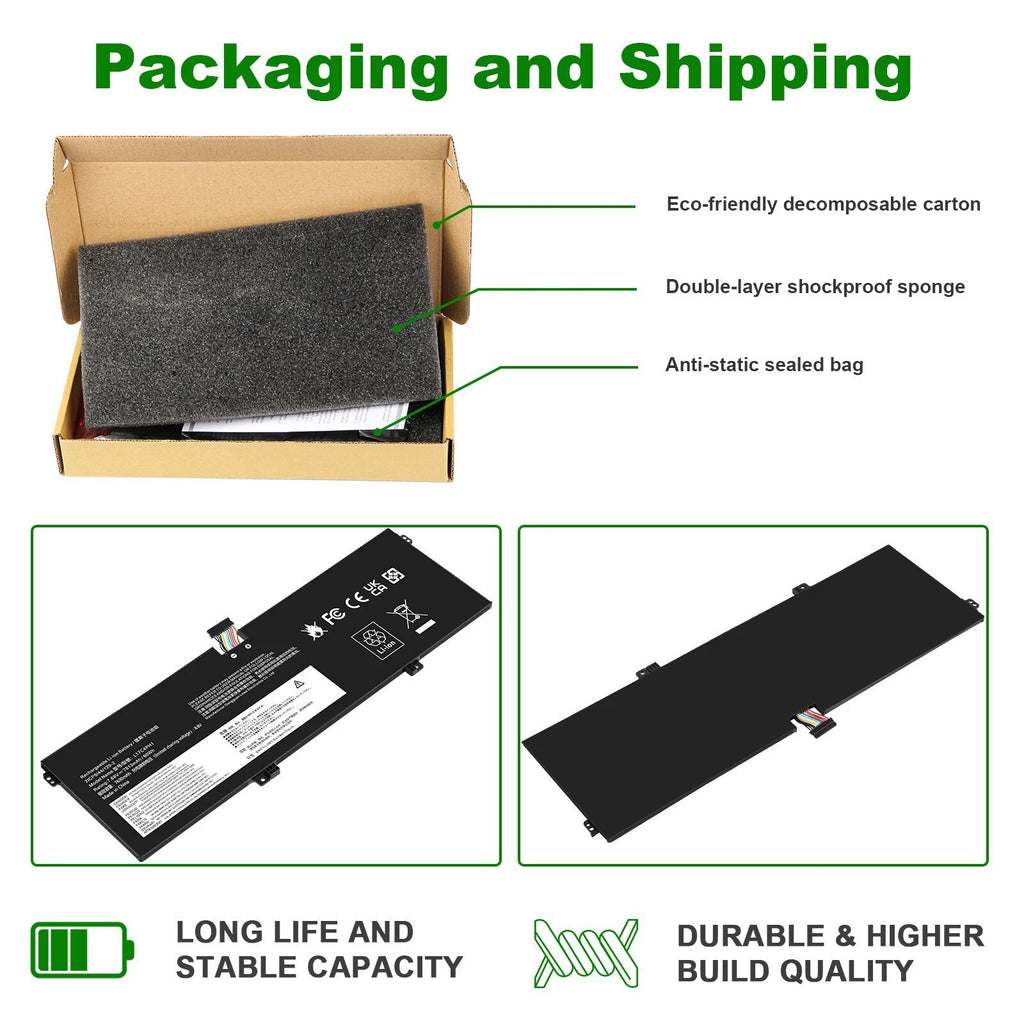New L17M4PH1 L17C4PH1 Battery for Lenovo YOGA C930-13IKB 81C4 5B10Q82425 60Wh