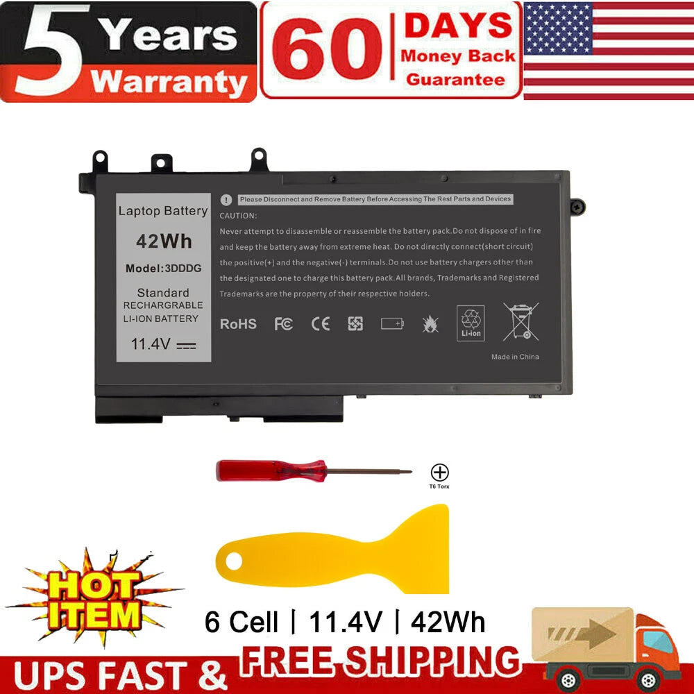 Battery 3DDDG For Dell Precision M3520 M3530 Latitude E5480 E5490 E5580 E5590 PC