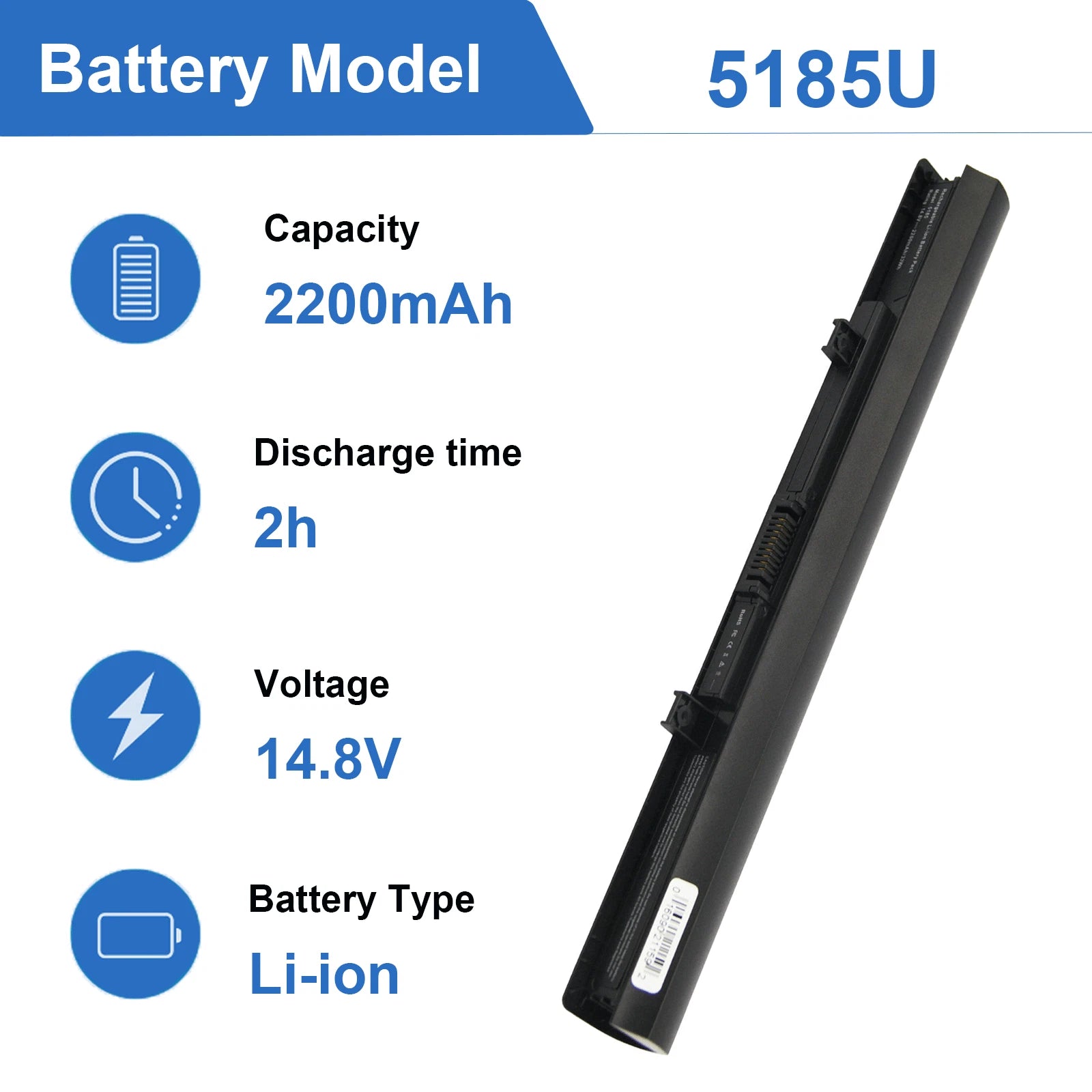 PA5185U-1BRS Battery for Toshiba Satellite C55D C55T C55-B5200 C55-B5300 PA5195