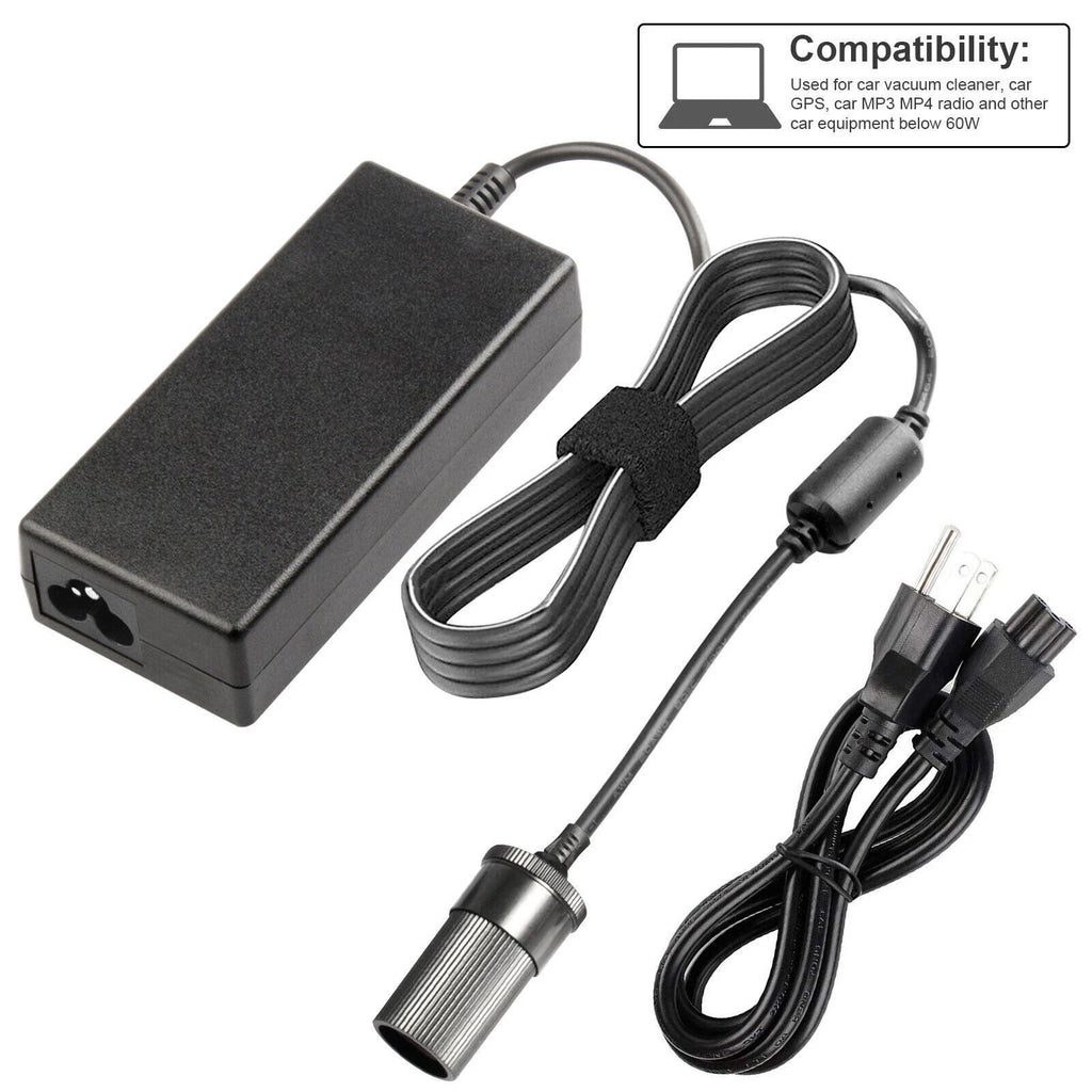 AC To DC 110V To 12V 5A/10A Car Cigarette Lighter Socket Converter Power Adapter