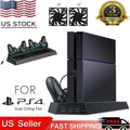 Cooling Fan Station For PS4 Vertical Stand Controller Charger Dock PlayStation 4