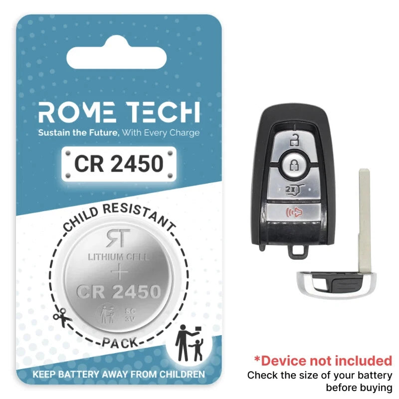 Key Fob Battery Replacement for Ford Explorer 2023 2022 2021 - 1993 1 or 2 Pack