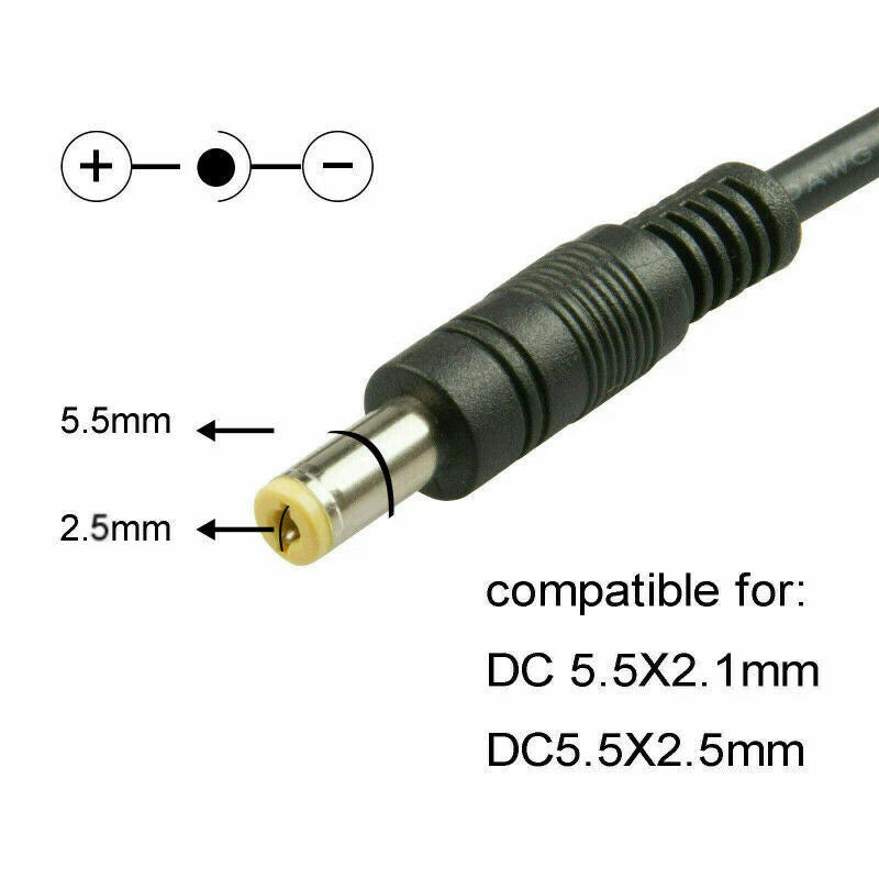 Laptop Charger Power Cord For Fujitsu-Siemens LifeBook T4210 A532 LH530 S7210