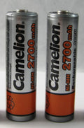 2 Pcs Camelion AA Rechargeable 2700mAh Battery 1.2V Ni-MH