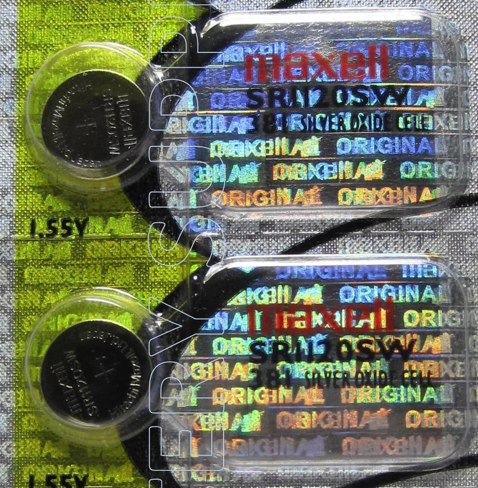 Maxell SR1120SW Watch and Calculator Batteries x 2