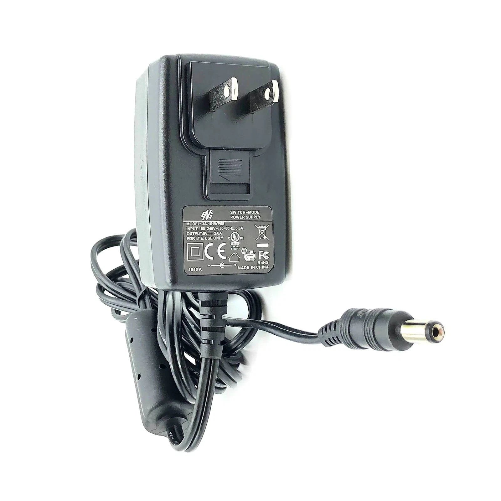 NEW Original 5V 2.6A ENG 3A-161WP05 AC/DC Power Supply Adapter 5.5x2.1mm Plug
