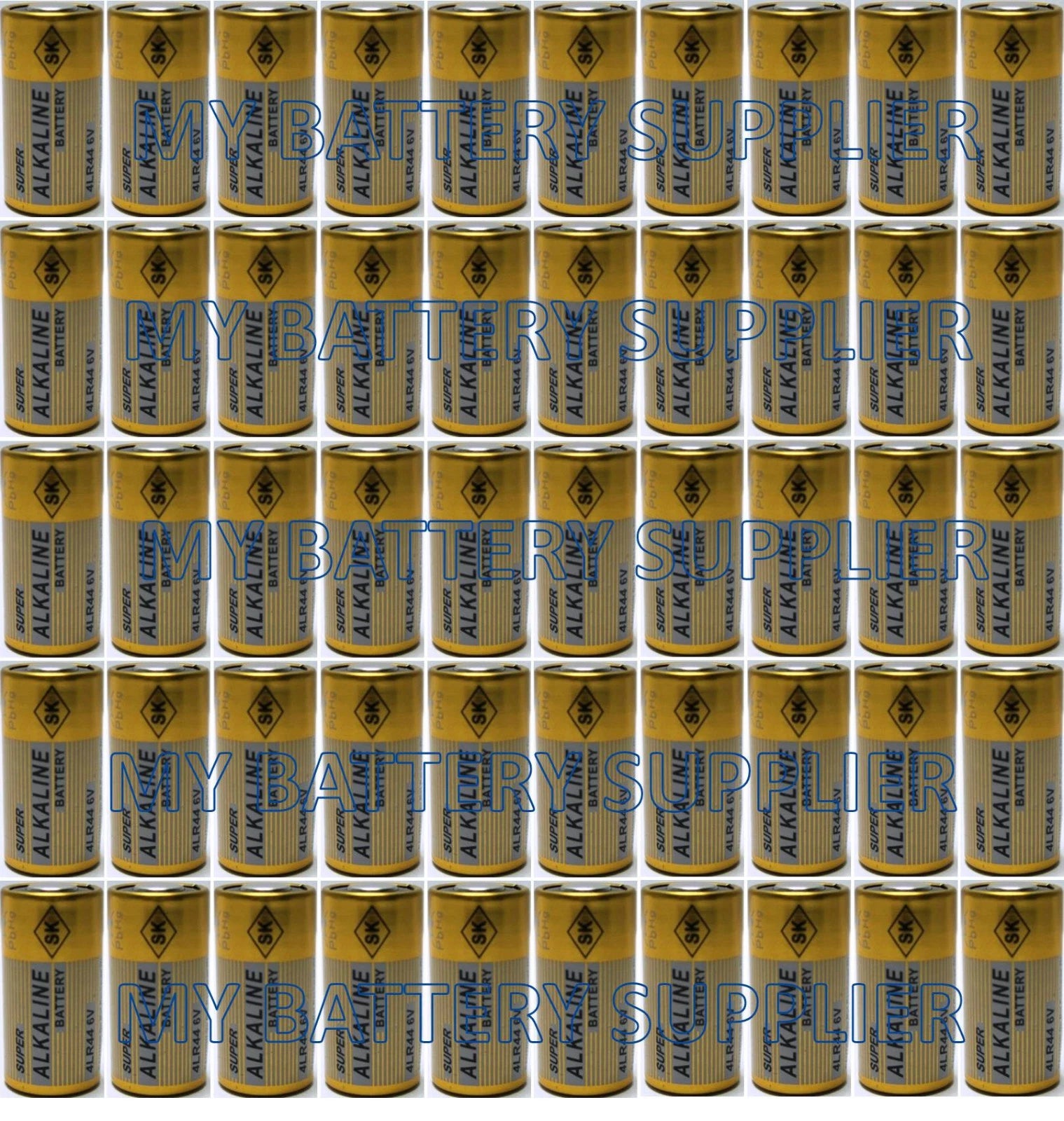 100 x SUNKING 4LR44 / 476A / PX28A / A544 / K28A / L1325 COLLAR 6V BATTERIES
