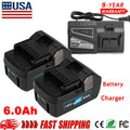 For HITACHI HXP 18V Lithium Battery BSL1815 BSL1815X BSL1830 BSL1840 Or Charger