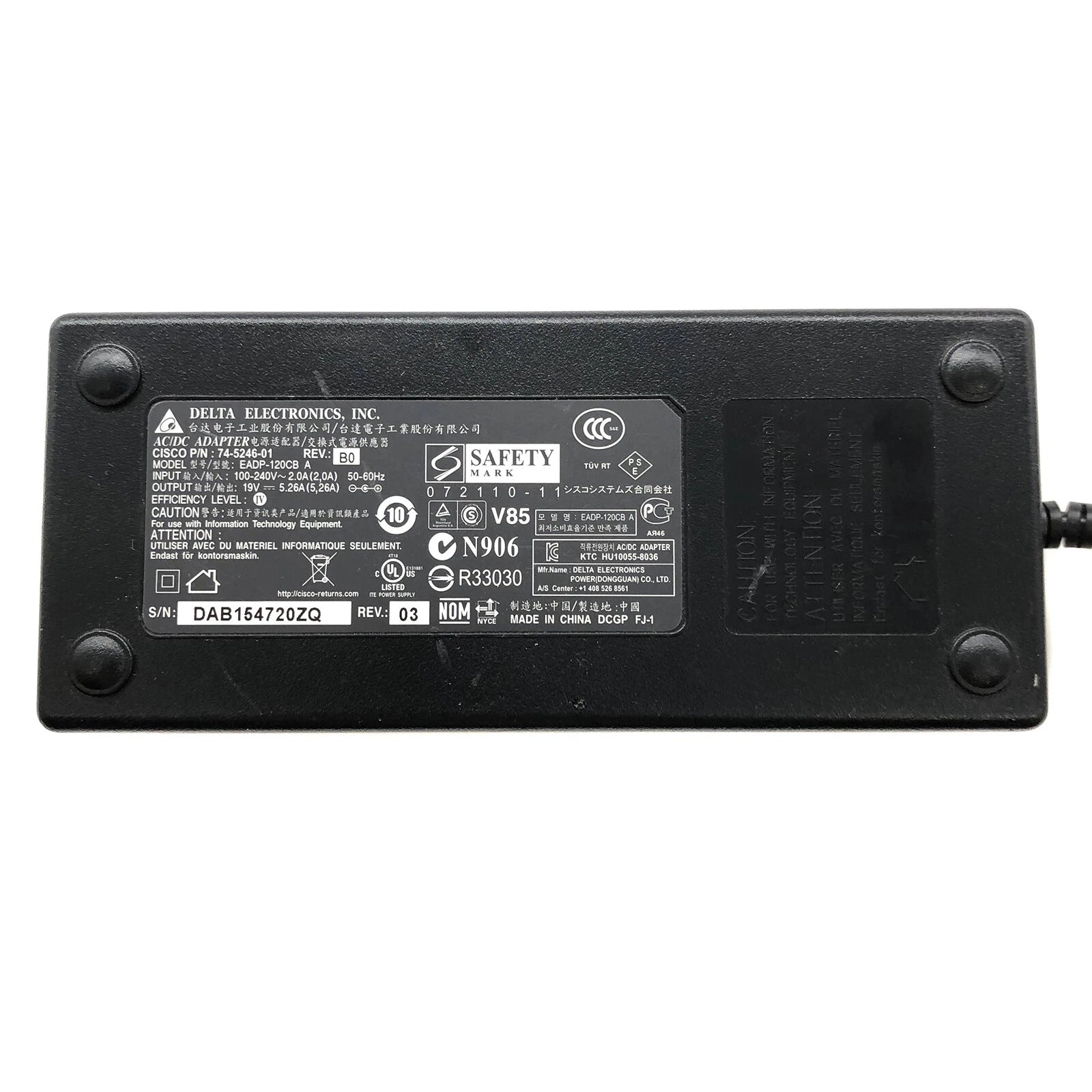 NEW Original Delta AC Adapter Charger for Lifestyle Rhythm P2-E6 P2-E7 P2E6 P2E7