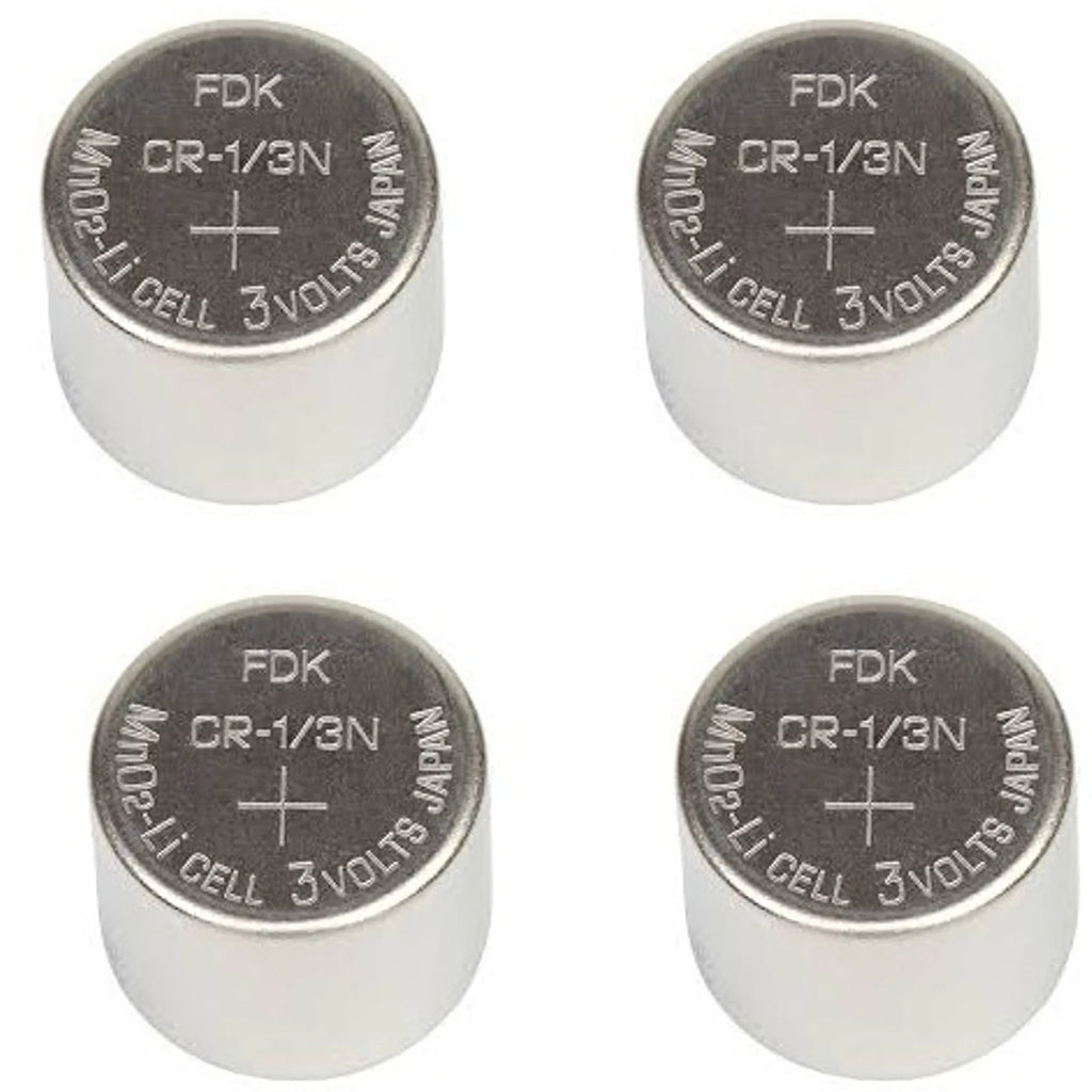 4PC FDK CR1/3N 3V Lithium Battery – High-Drain Cell (2L76 / DL1/3N Equivalent)