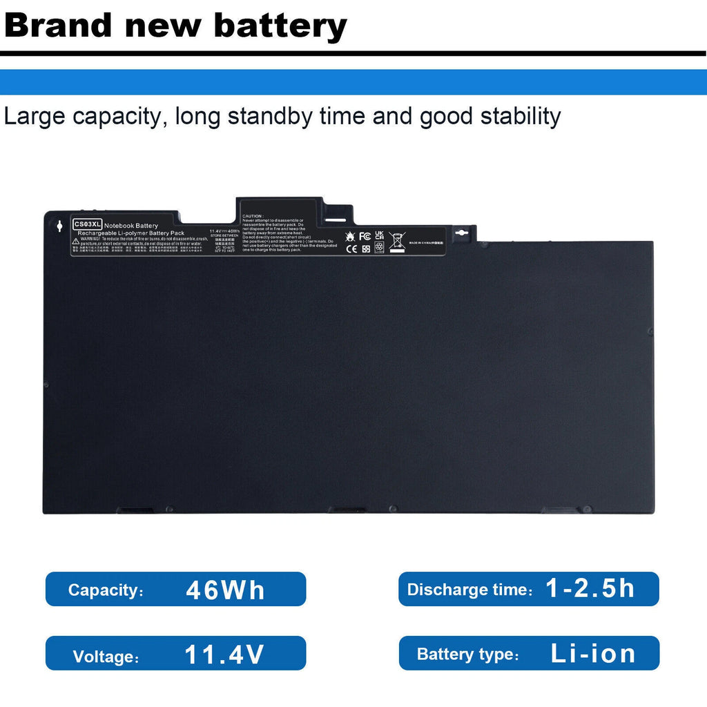 CS03XL Battery/Charge For HP EliteBook 745 755 840 G3 G4 ZBook 15u G3 800231-141