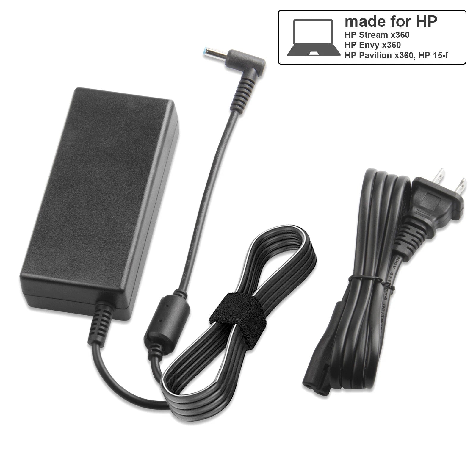 For HP Pavilion x360 11-N010DX Laptop AC Adapter Charger 740015-003 45W FS