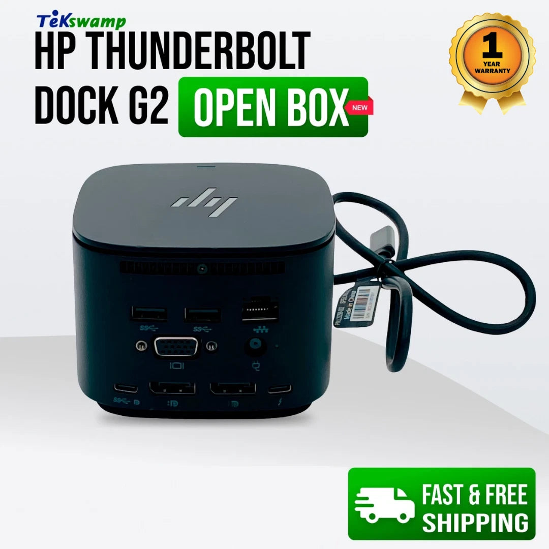 NEW HP Thunderbolt Dock Station for ZBook Studio G3 G4 G5 G7 G8 G9 G10 G11 w/ AC