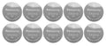10 Panasonic CR2412 Lithium Button Cell CR 2412 3V Batteries