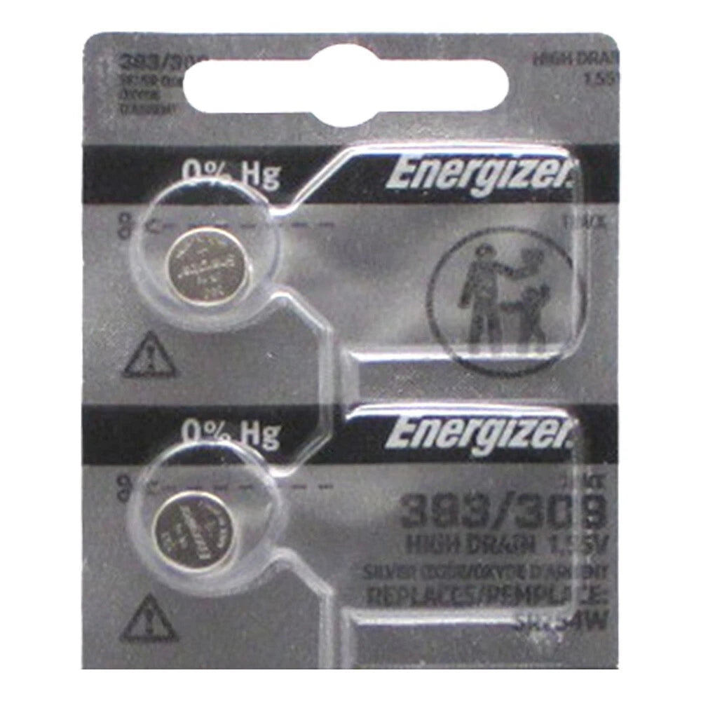 Energizer 393 309 SR754W Silver Oxide 15 Batteries