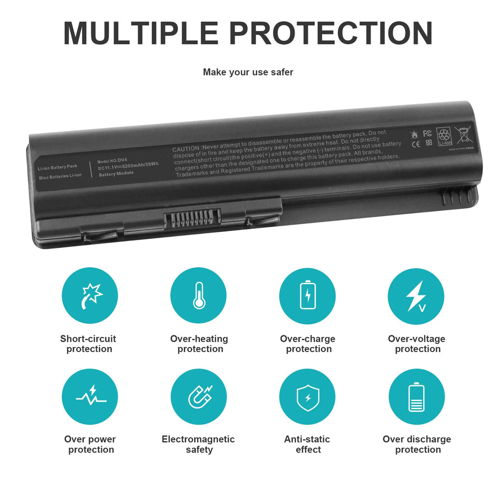 For HP Pavilion dv6-1350us dv6-1354us dv6-1360us dv6-1253cl DV4-1000 Battery 6C