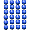 24 Pack Blue Submersible Waterproof Underwater Battery LED Tea Light~Wedding