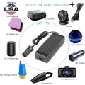 12V 5-10A AC to DC Adapter Car Cigarette Lighter Charger Power Supply Adapter US