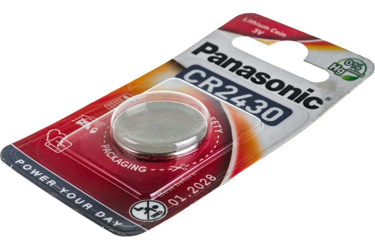 20 Pcs Panasonic CR2430 2430 3v Lithium Coin Cell Battery