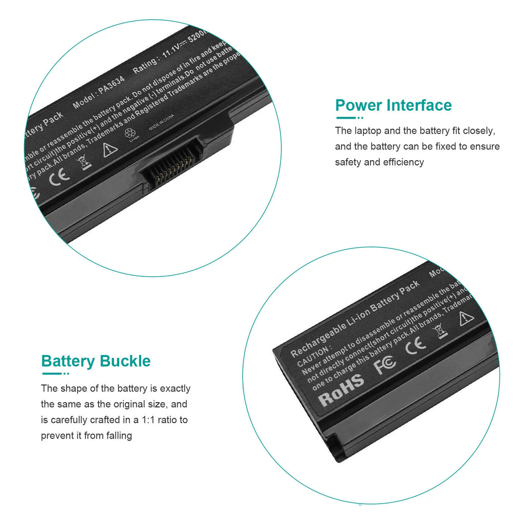 Battery PA3634U-1BRS For Toshiba Satellite A655 A665 C655 C655D C675 Notebook PC