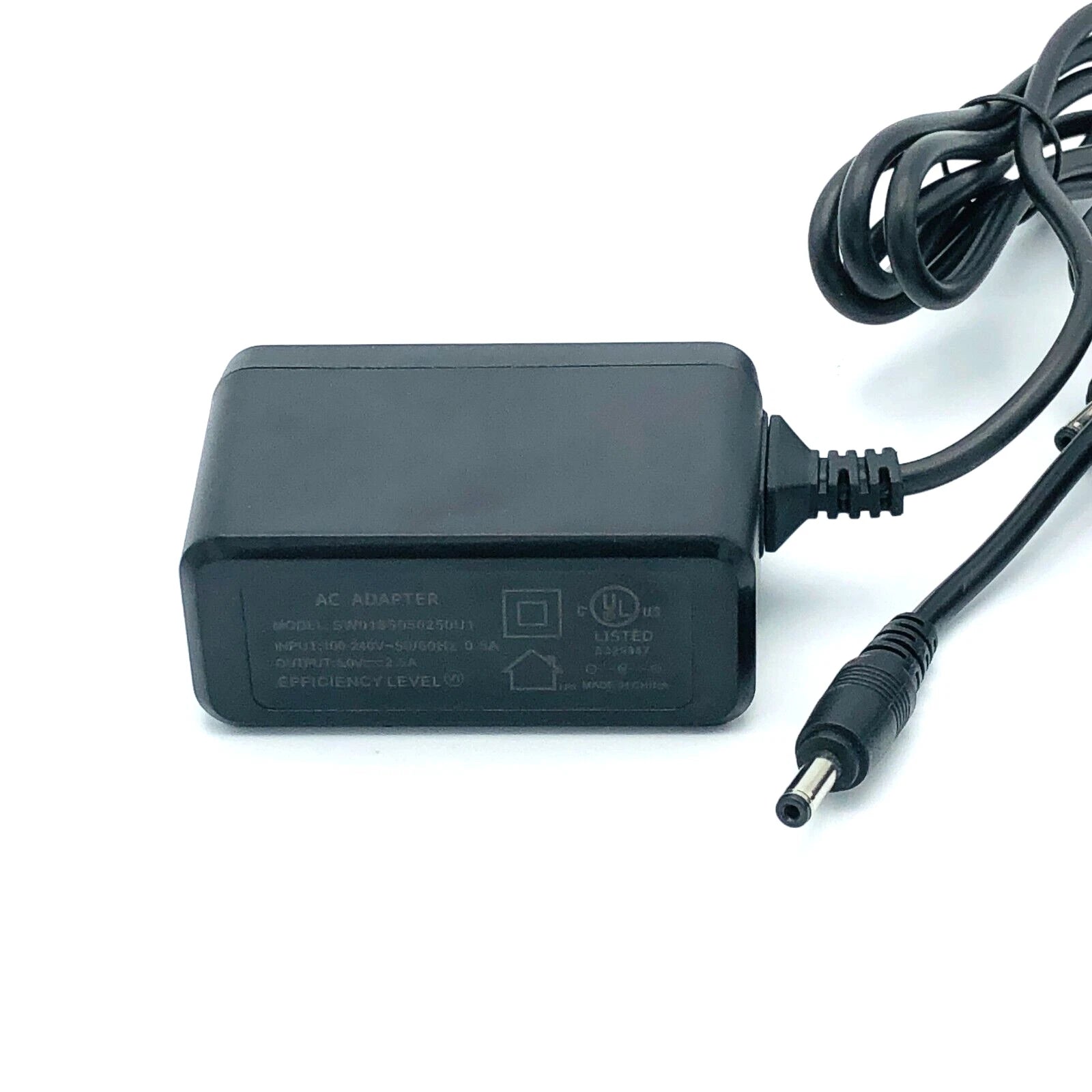New AC/DC Adapter SW018S050250U1 Wall Power Supply 5V 2.5A Charger 3.5x1.35mm