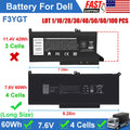 ?LOT F3YGT DM3WC Battery For Dell Latitude 7280 7290 7380 7390 7480 7490 E7480