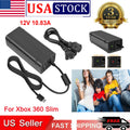 Fast Charger 12V 10.83A AC Adapter Power Supply Cord for Microsoft Xbox 360 Slim