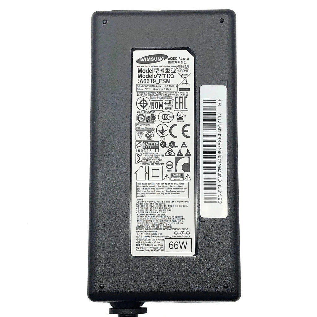 NEW Genuine Samsung A6619_FSM BN44-00837A 19V 3.47A 66W AC Adapter Power Supply