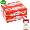 40 PCS 9V 6F22 9 Volts Battery Heavy Duty Zinc Carbon 0% Mercury Free Shipping