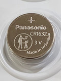 5 pc BULK PANASONIC CR1632 3v LITHIUM BATTERY CR 1632 CMOS KEY FOBS EXPIRE 2032