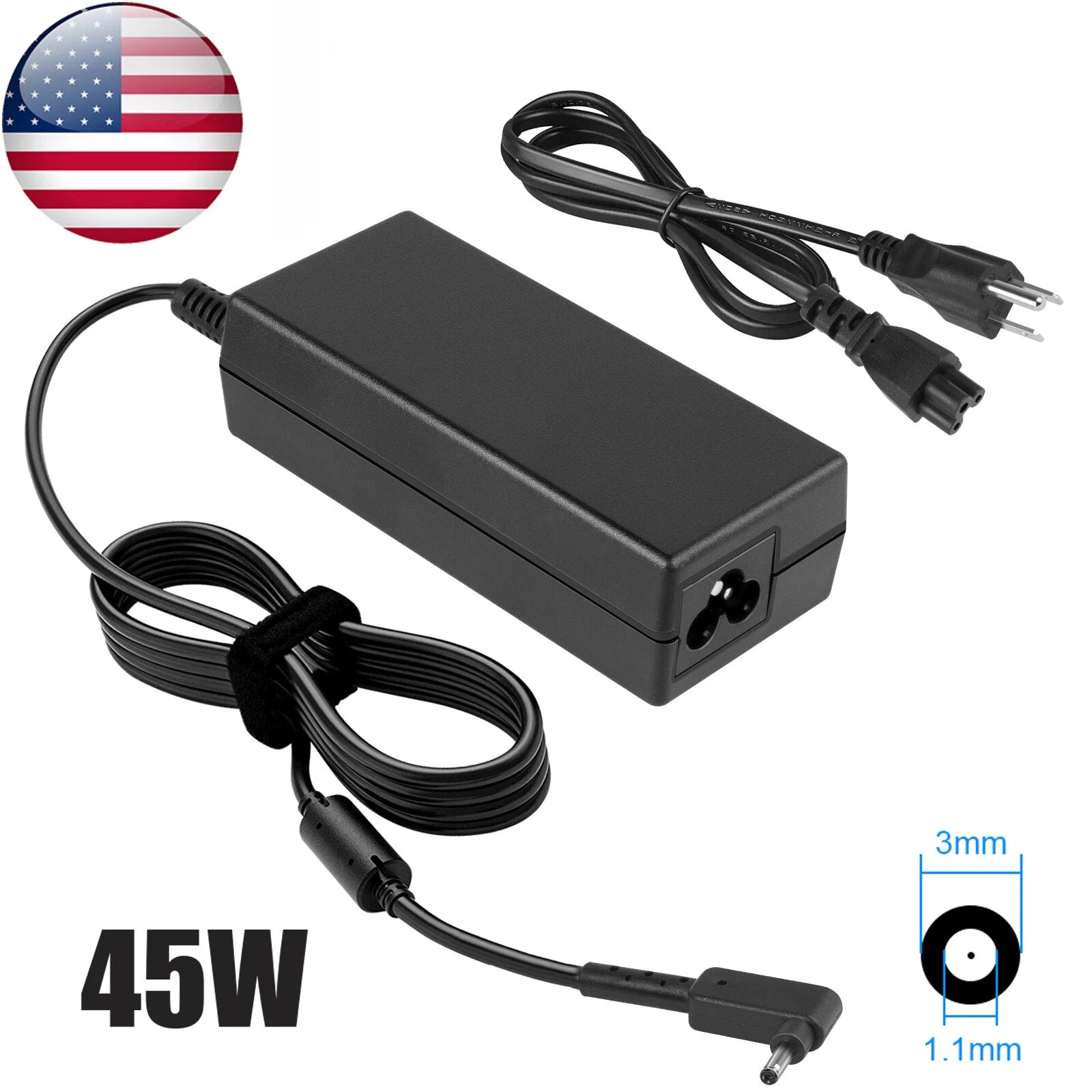 AC Adapter Charger For Acer Chromebook N15Q8 N15Q9 11 14 15 R11 CB3-431 CB3-532