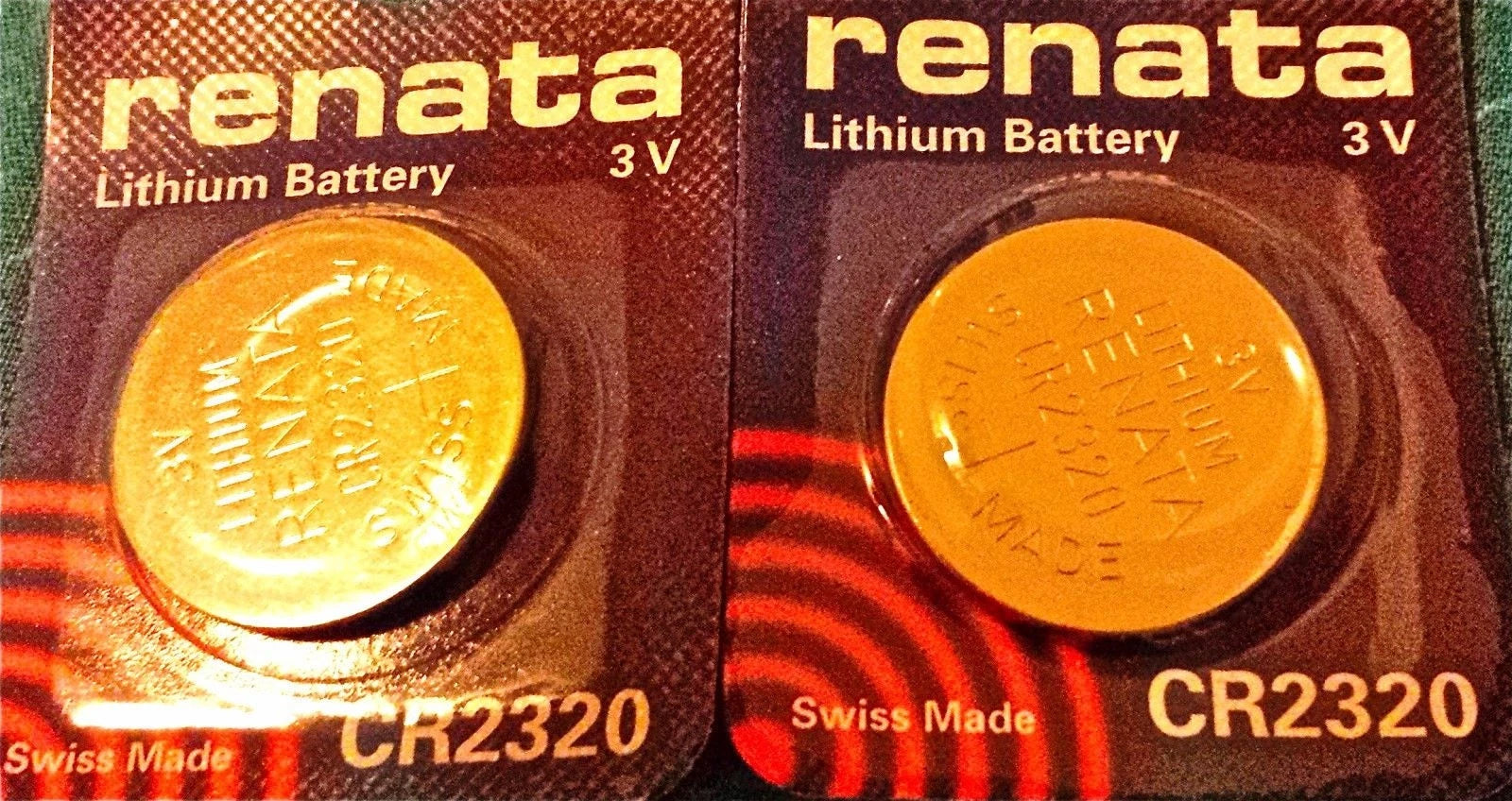 CR2320 RENATA WATCH BATTERIES 2320 (5 piece) New packaging Authorized Seller