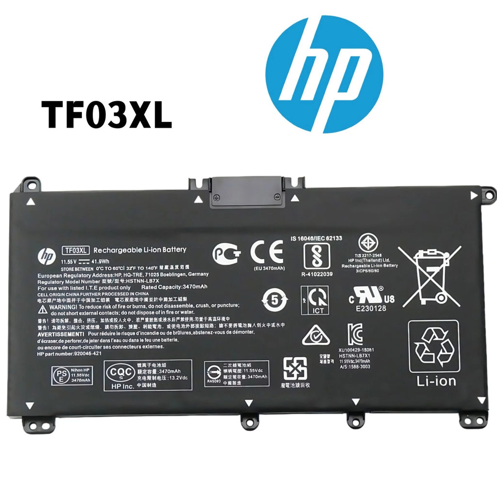 Genuine TF03XL Battery for HP Pavilion x360 14m-cd0001dx 14m-cd0003dx 920046-121