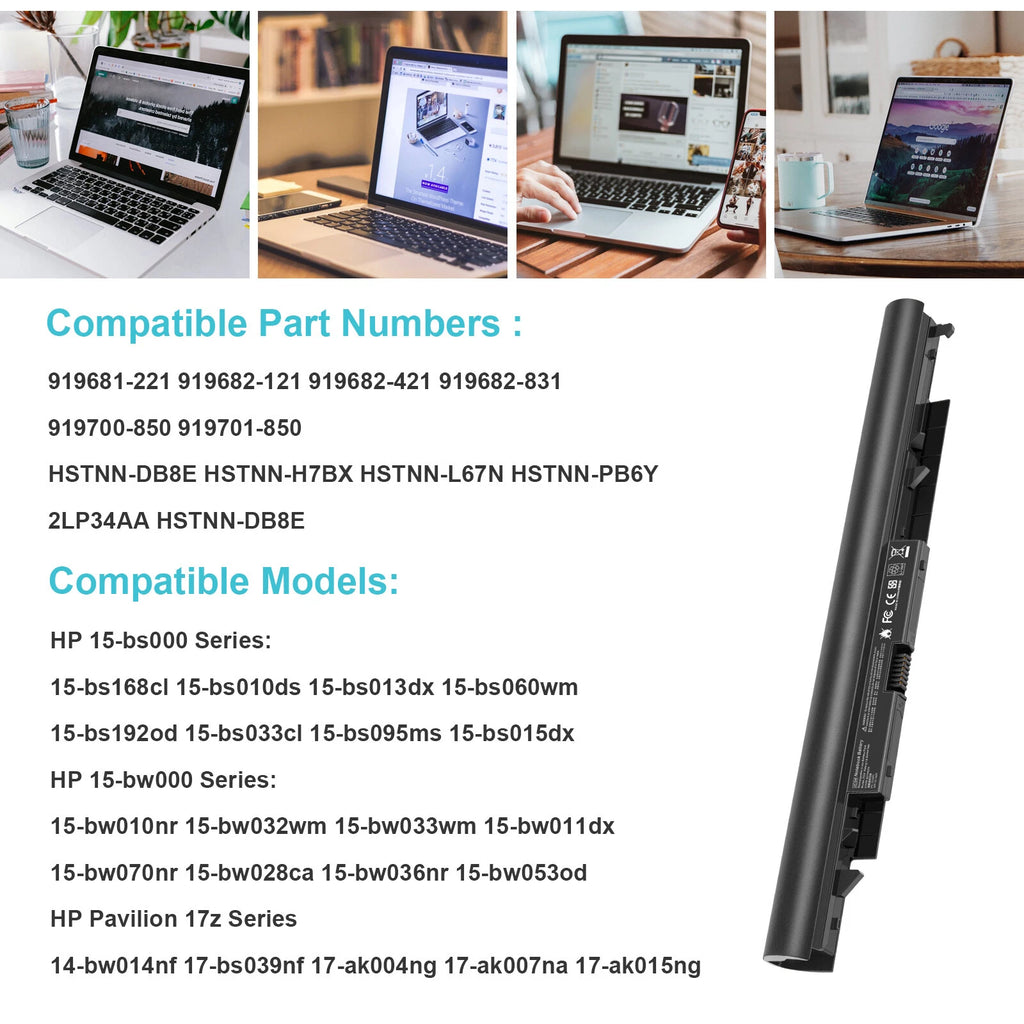 JC04 JC03 Laptop Battery For HP 919700-850 HSTNN-PB6Y HSTNN-LB7V 919701-850 PC