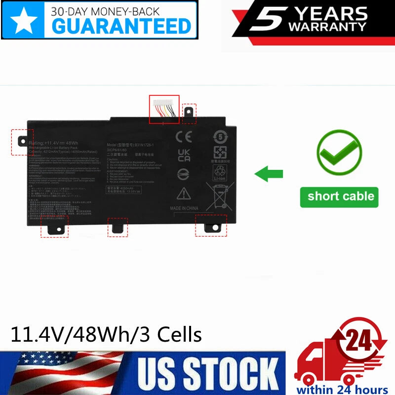 Battery B31N1726 For ASUS TUF Gaming FX505 FX86 FX504 FX80G FX80GD G531GD G731GT