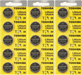 Toshiba CR2016 2016 3 Volt Lithium Coin 3V Batteries x 15