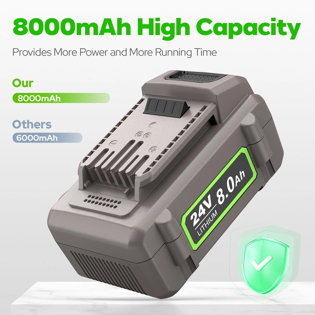 24V 8.0Ah Battery For Flex FX0221-1 FX0311 FX0321 FX0121 FX0341 Cordless Tools