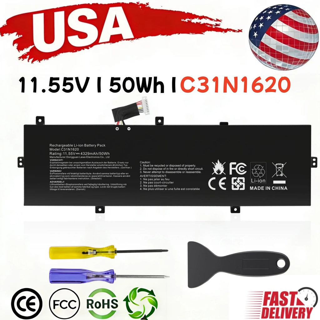?C31N1620 Battery For Asus Zenbook UX430 UX430UNR UX430UA UX430UN UX430UQ 50Wh