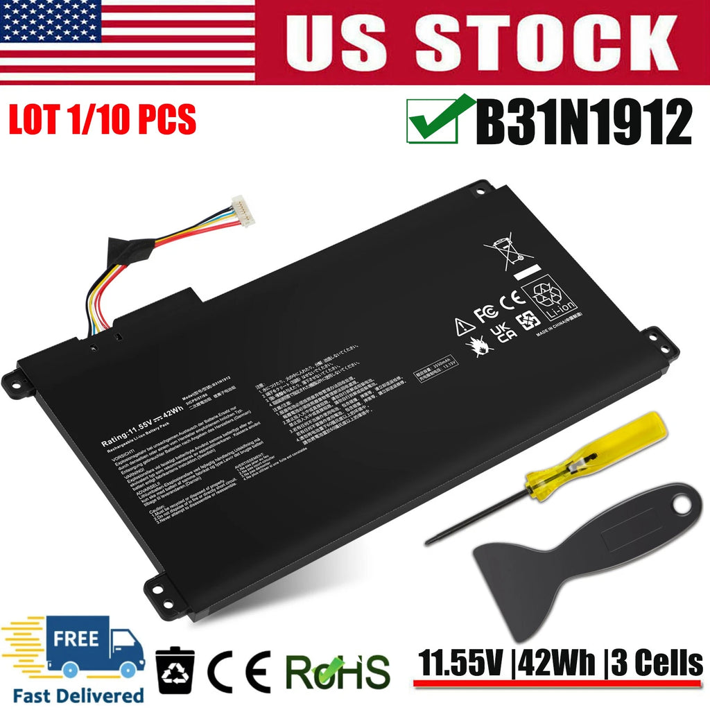 ?LOT Battery B31N1912 C31N1912 For ASUS VivoBook 14 E410MA L410MA E410KA L510MA