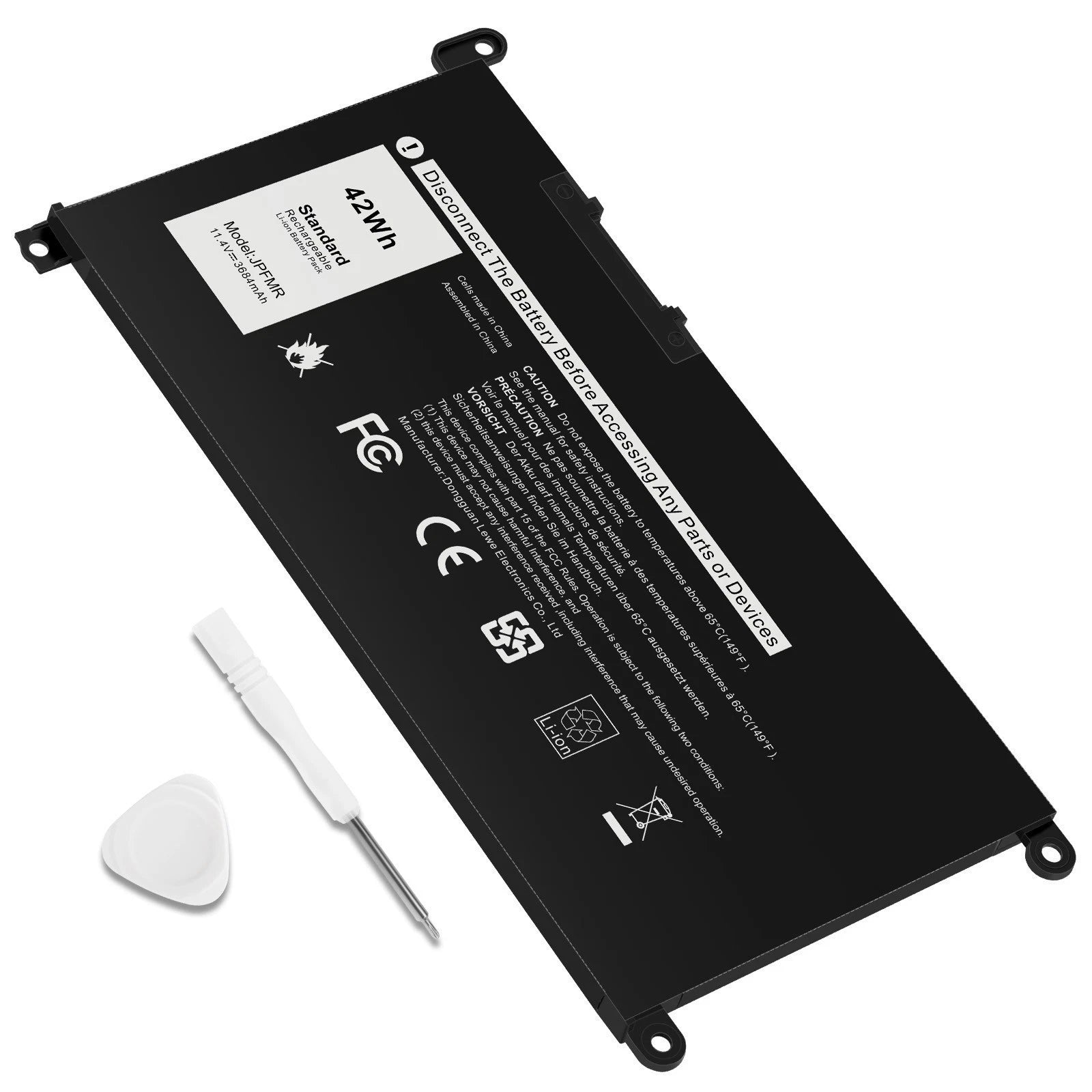 ??LOT JPFMR Battery For Dell Chromebook 3100 3400 5488 5593 5493 3100 2-in-1 42W