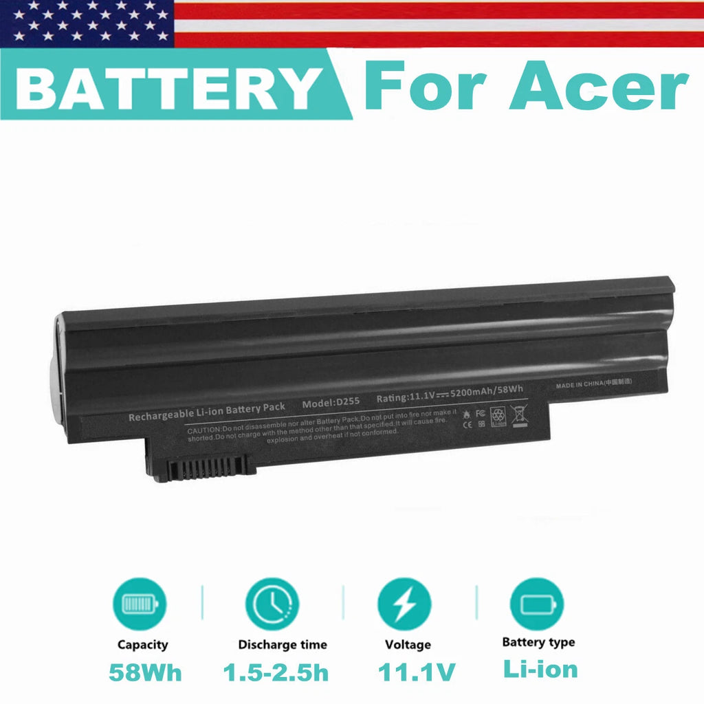 ??AL10A31 AL10B31 Battery for ACER Aspire one 522 722 D255 D255E D257 D260 D270