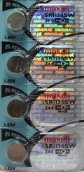 4 Pcs 344 Button Cell 1.55V Maxell Batteries
