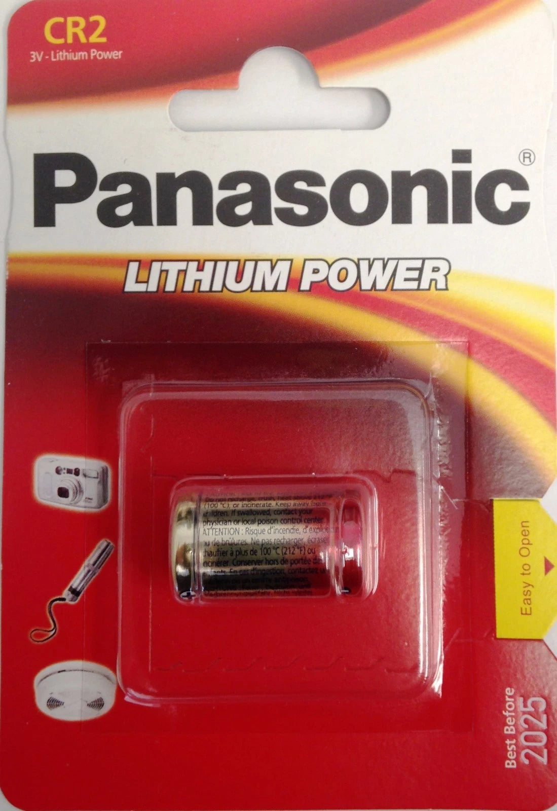 10 Pcs Panasonic CR-2 CR2 Lithium Batteries Replaces EL-CR2 GPCR RLCR2